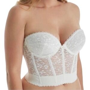 Vintage Lace Corset Bustier. Size 36B